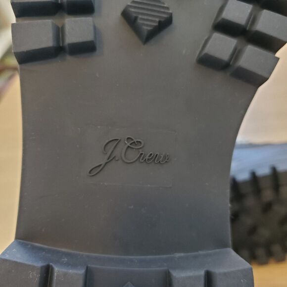 NEW J. Crew Black Leather Hiking Boots - Picture 12 of 13